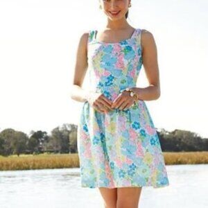 Lilly Pulitzer Posey Dress Spring Fling Floral Size 8 NWT